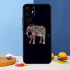 Cute Elephant Cartoon Phone Case For Samsung Galaxy S24 S25 Ultra S9 S10 S20 S22 S21 S23 Plus S24 FE Cover Coque