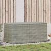 vidaXL Gartenbox Poly Rattan 100x50x50 Cm Grau