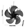 Wood Stove Fan Non Electricity Wood Stove Fan Heat Powered Heating Supplies Quiet For Indoor Home Log Burner Pellet Pipe Winter