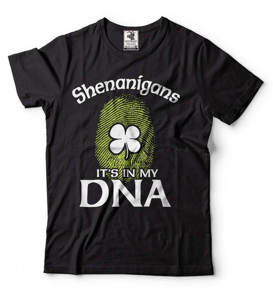 Shenanigans DNA Shirt Irish St. Patrick s Day Shirt Irish Gifts  Patriotic Tee Unisex T-Shirt M