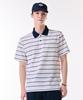 CHASECULT Men'S Striped Pique Collar Short Sleeve T-Shirt-Dbrk5711D01