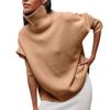 Damen Neuer Pullover Europäischer und Amerikanischer Lockerer Rollkragen Herbst- und Winterpullover