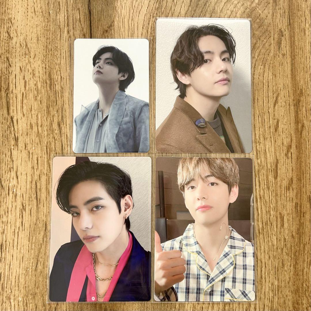 

[USED] BTS MERCH BOX 6 9 10 11 V trading cards 4 pieces