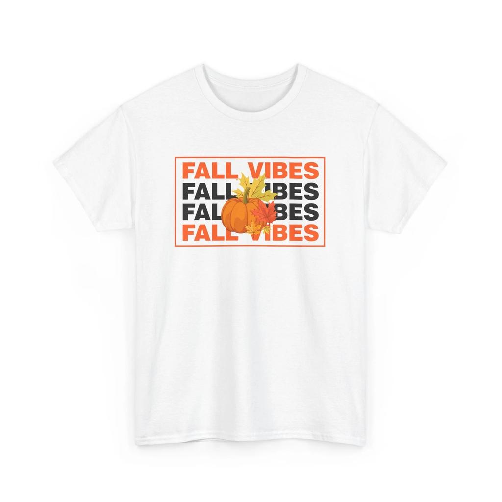 Fall Aesthetic T-Shirt | Autumn Leaves Pumpkin Spice Tee | Fall Vibes T-Shirt