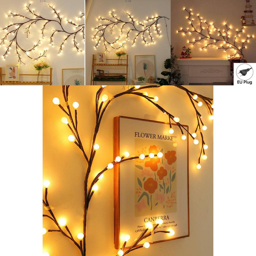 Led Tree Light Indoor Decorative Wall Sticker For Bedroom And Living Room Ambiance