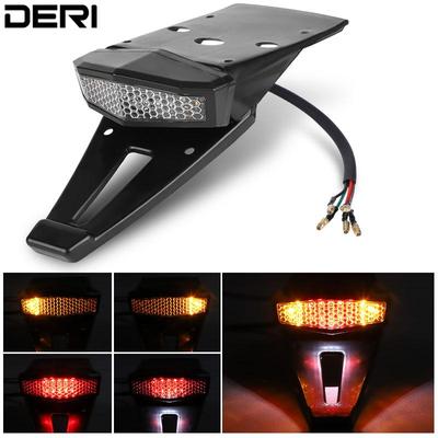 Motorcycle LED Signals Turn Light Indicator Rear Fender Brake Tail Driving DRL Lamp Waterproof Motor Accessories For Dirt