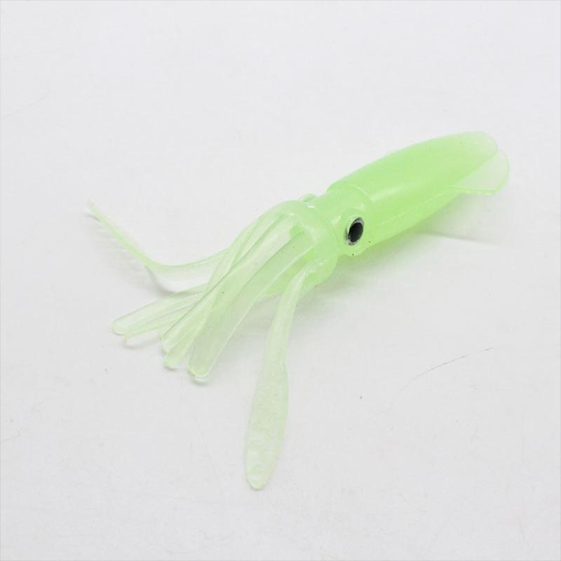 Luminous  Squid  Lure 10CM/8G Sea Fishing Trolling Colorful Octopus Simulation Soft Lure Fishing