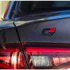 1 Pièce Q2 Q4 Giulia Stelvio Veloce Ti Logo Voiture Emblème de Hayon Arrière Autocollants Pour A-lfa R-omeo 156 159 Mito Giulia GT Brera Spider Giulietta 147gt 166