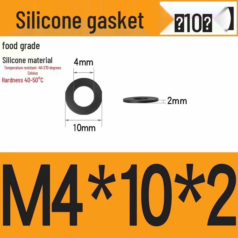 Silicone High-Temp Waterproof Gasket & Shock Absorbing Seal Pad