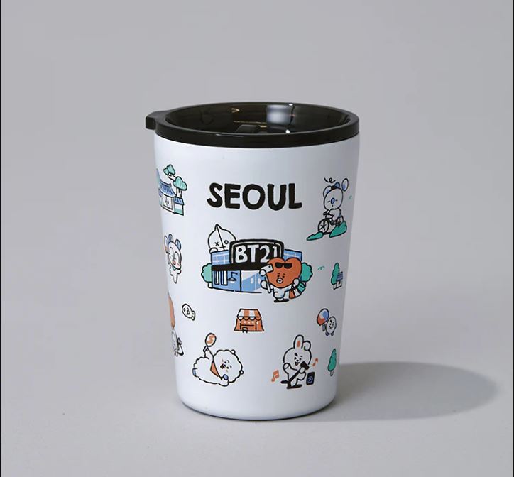 BT21 Seoul Edition Tumbler 340ml – Korean Exclusive