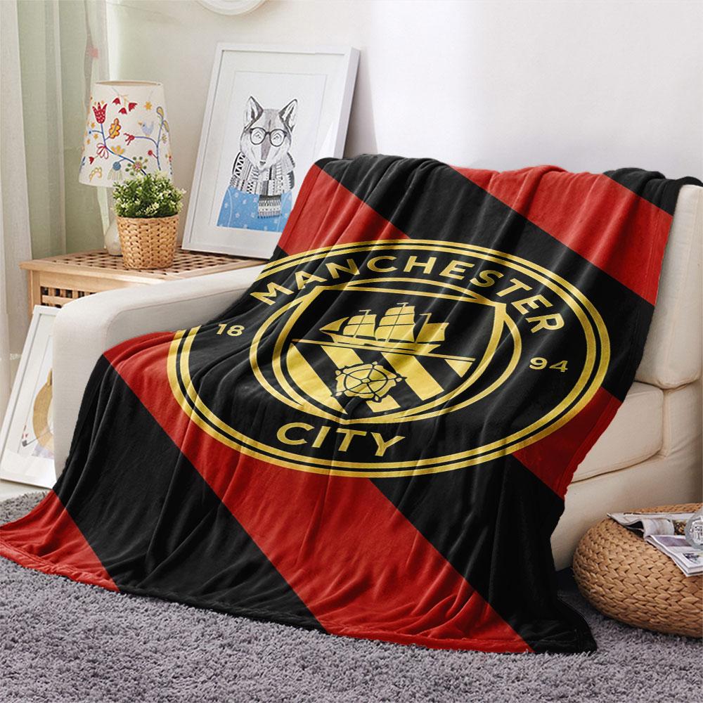 Helle MCFC Future Decke, Hohe Qualität, Bequem für Alle Jahreszeiten, Heimdekoration, Wärme und Komfort