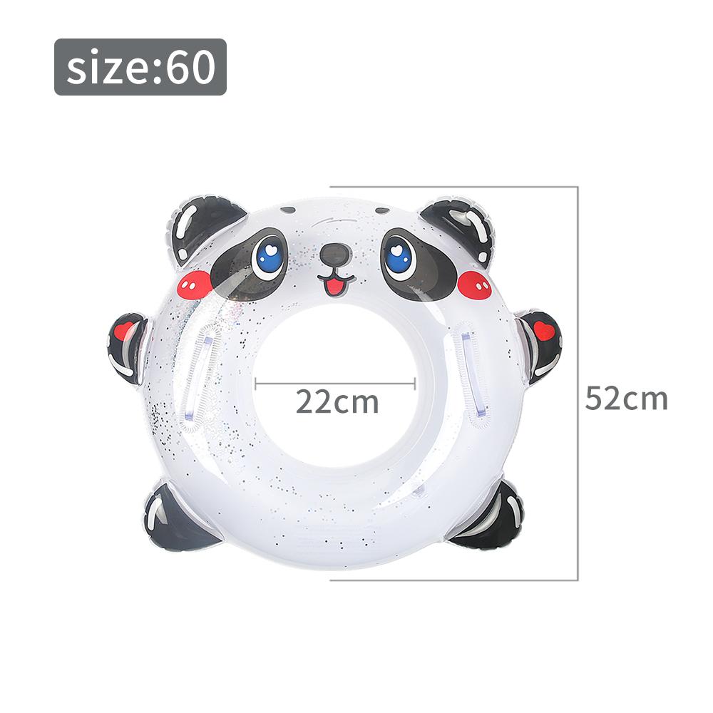 Baby learns to swim inflatable seat with handle and interactive swimming ring with water gun