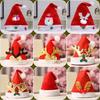 2025 Luminous Christmas Hat: Snowman & Reindeer Design for Kids & Adults