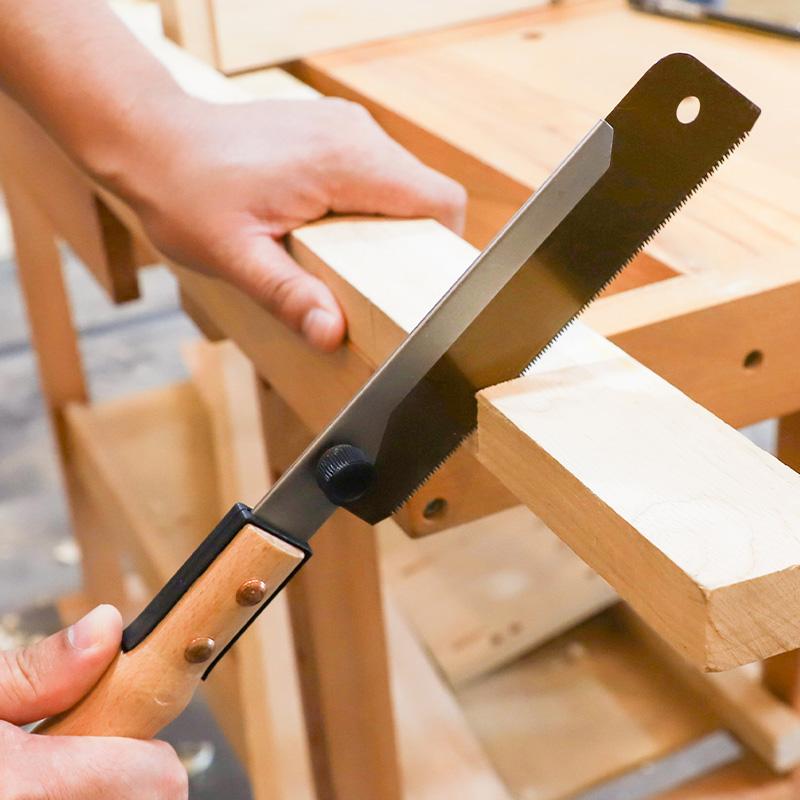 Japanese Hand Saw 7inch Single-Sided Saw SK5 Steel Flexible Blade 22 TPI Pull Saw with Comfortable Wood Handle for Woodworking
