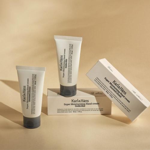 Karl & Hans Super Moisturizing Hand Cream, Mildly Acidic, Moisturizing, Vegan Certified (50ml, Coconut)