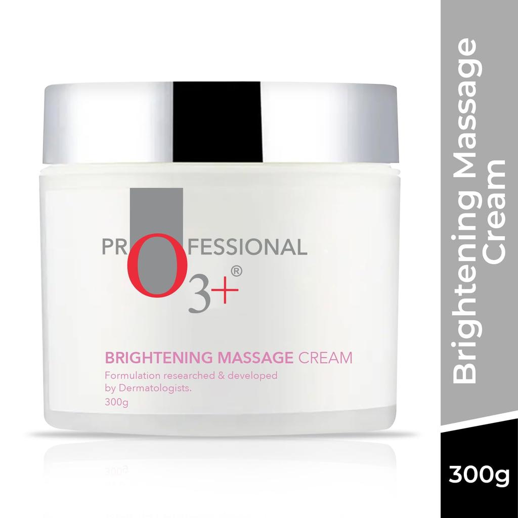 O3+ Whitening Massage Cream 300 G Pack For Radiant Soft Skin With Moisturizing Glow-Boosting Formula For Daily Massage