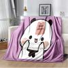 Cute Bubu and Dudu Series Blanket Flannel Cozy Soft Fleece Bedspread Classic Cartoon Blanket,Decke