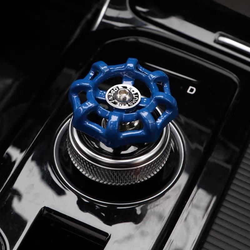 Car Creative Switch Valve Modification, One-button Start, Car Central Control Knob, Metal Decoration Decoration, Gear Handle Modification