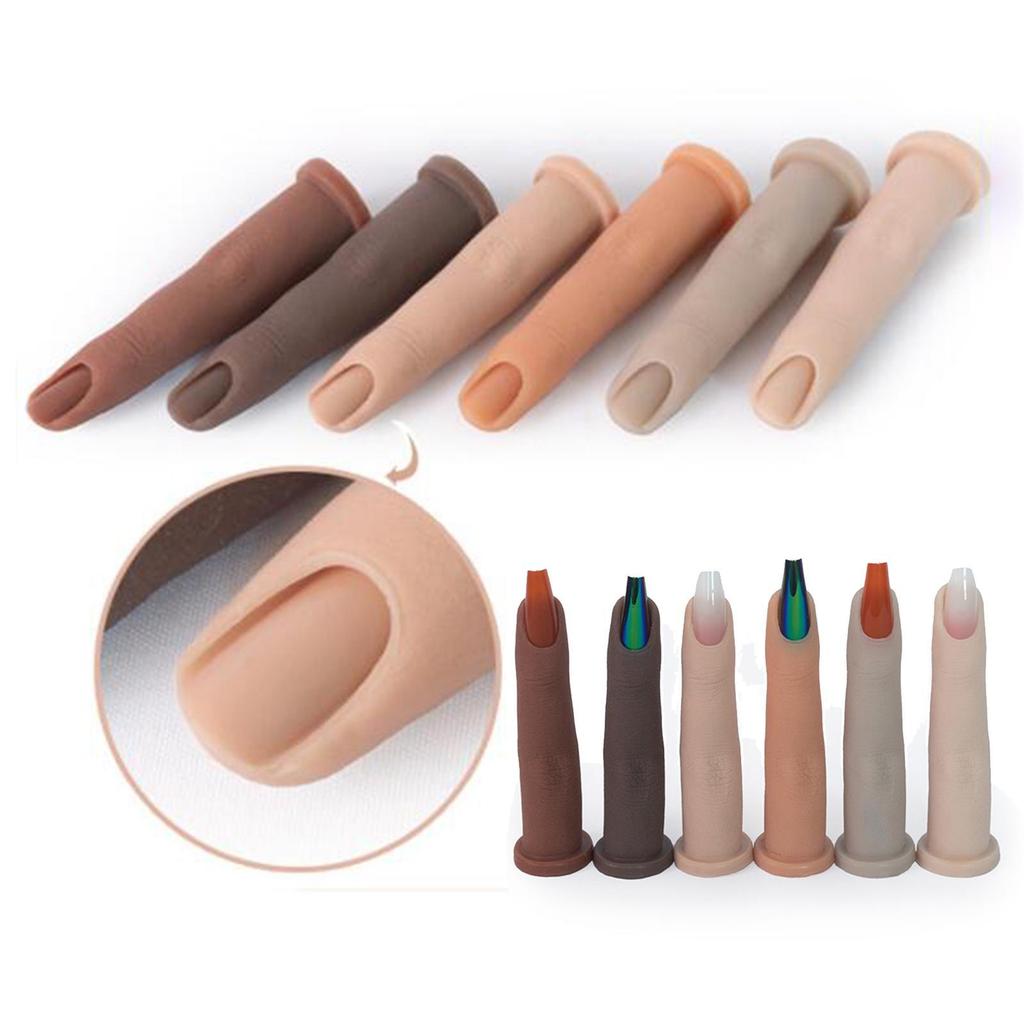 Practice Finger Bendable Practice Tool, for Nail Training Nail Salons ,Women