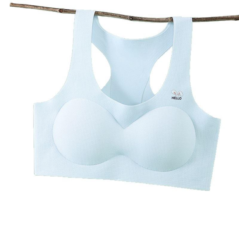 Teen Girls Seamless Wirefree Bra Thin Strap Backless Vest Style