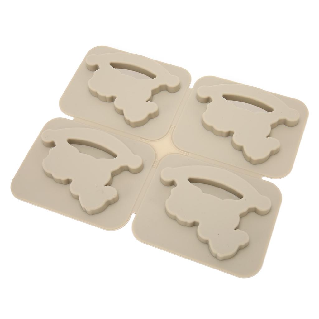 Carousel Horse Molds Lifelike Cute Silicone Wooden Horse Mold for Making Cakes Chocolates Biscuits Wax Soap