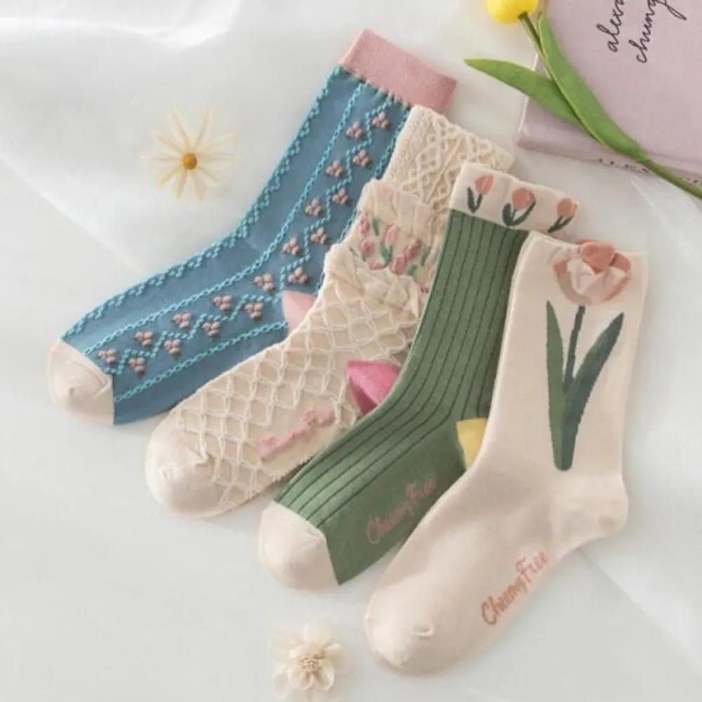 Oriental Mood Shalala Tulip Socks 4-Piece Gift Set 4 pairs of socks