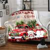 Festive Nutcracker And Holly Christmas Scene Blanket Allseason Blanket Christmas Home Decorgift Sofa Bed Travel Camping Christmas Style Colorswarm