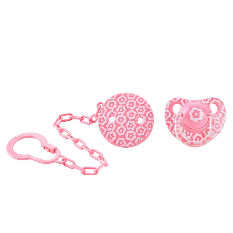 

Детская силиконовая соска с зажимом-цепочкой