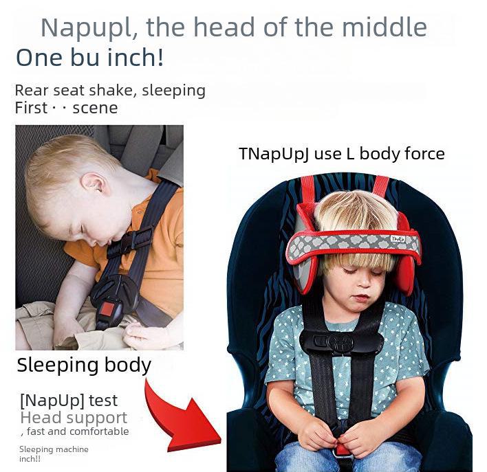 Baby Car Safety Seat Head Fixer to Prevent Tilting and Support Sleep