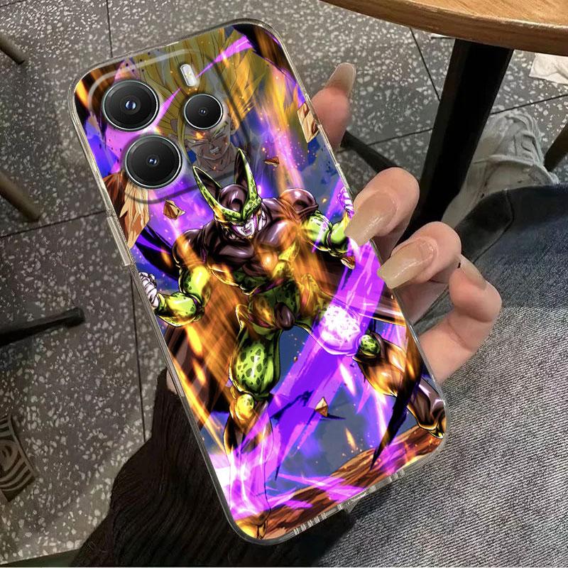 Dragons Balls Cell Anime Case For Xiaomi Redmi Note 15 14 13 12 11 Pro Plus Cover For Redmi 15C 15 14C 13C 12C Clear Phone Cases