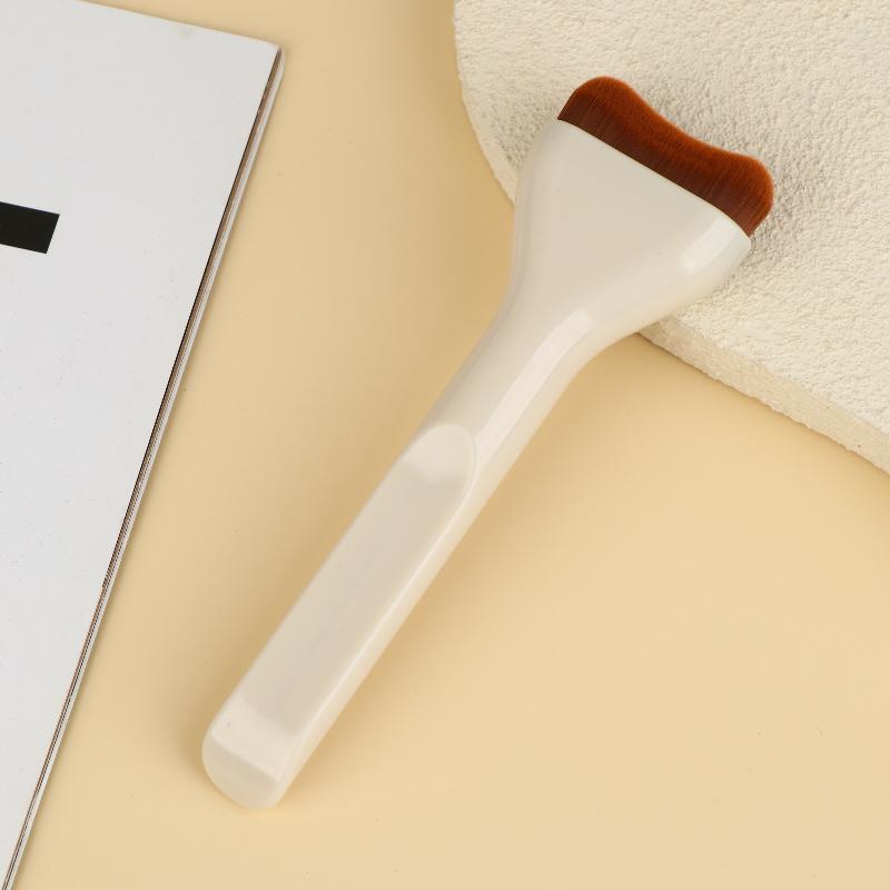 Kontürleme Bronzlaştırma Likit Fondöten Krem Allık İçin Dil Şekilli Makyaj Fırçaları Yumuşak Kıllı Çok Amaçlı Makyaj Aleti Günlük Kullanım İçin