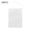 200Pcs Disposable Tea Bags for Loose Leaf Tea Empty Tea Filter Bags with Cotton