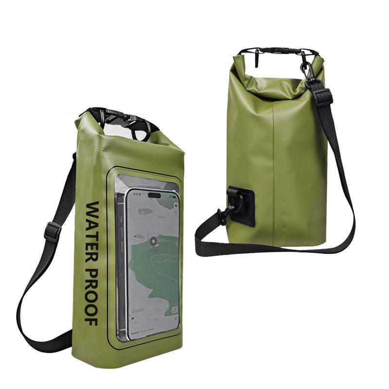 IP68 Waterproof Mini Bucket Bag CaseMate Soap Bubble Dry Sack with Strap for Beach Hiking Camping