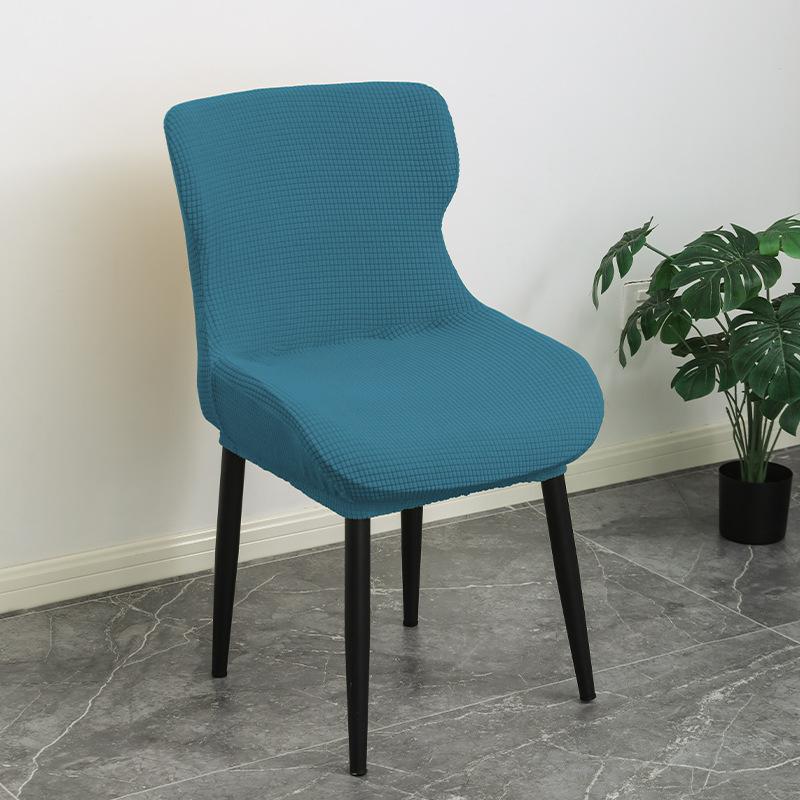 Modern Simple Pineapple Grid Thickened Craftsmanship Chair Cover Restaurant Dust-proof and Anti-slip Four-season Universal Chair Cover