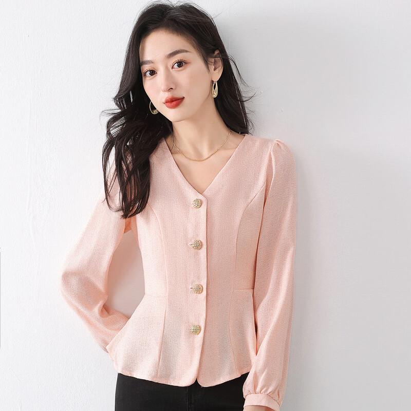 

MOCARNA Women s French Retro Long-Sleeve Shirt M