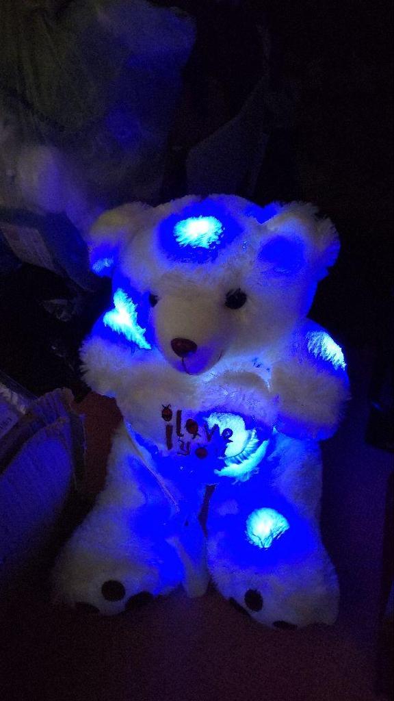 [USED] Colorful Glowing Teddy Bear