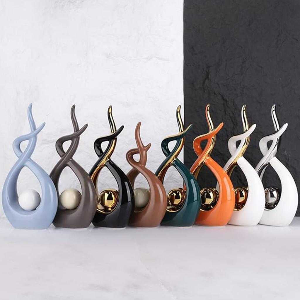 Decorațiune interioară Artă abstractă modernă Statuie ceramică Decorațiune masă Sufragerie Birou Miez Sufragerie Decorațiune cafea