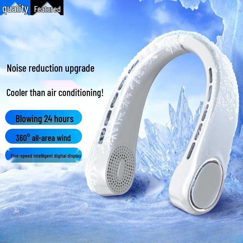 KOVOL Portable Neck & Handheld Fan with Phone Holder