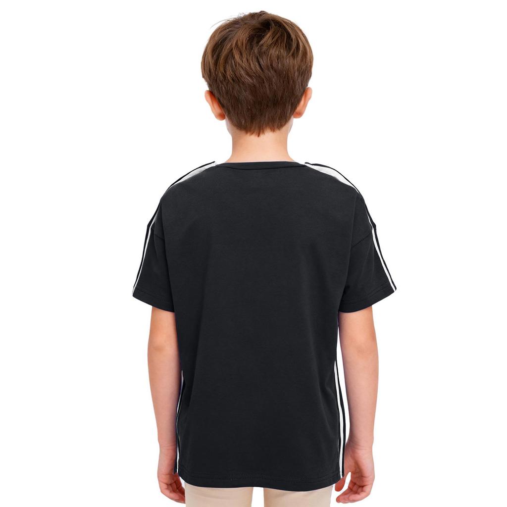 Unisex Kinder Spezielle Bedürfnisse Adaptive Kleidung Bruch Postoperativ Abreißbar Druckknöpfe Oberteil Rundhals Kurzarm T-Shirt