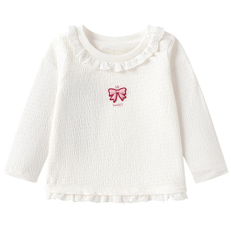 Balabala Girls' Floral Long-Sleeve T-Shirt