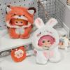 Fox Bunny Baby Clothes 20cm Doll Clothing Cute Outfit Animal Onesie  Doll Costume