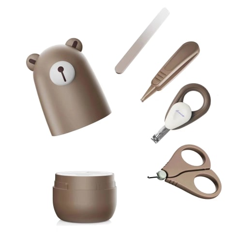 

Product Image: Baby nail clipper set, baby manicure set, baby pedicure set, with cute case. Baby grooming gift set for newborns, infants, and toddlers