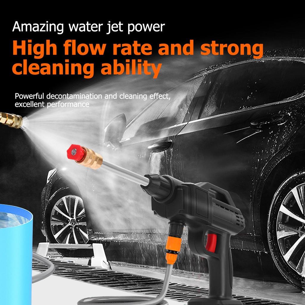 45000RPM Cordless High Pressure Water Jet Car Washer Home Portable Garden Spray Gun Outdoor Car Washing Machine