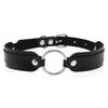 Black Red Choker Necklace Circle Stud Punk Rock Faux Leather Goth Collar Women Chocker Girls Harajuku Costume Gothic Jewelry