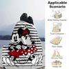 1 ks, Útulná deka s Mickeym a Minnie pro domácí dekoraci: Perfektní dárek do ložnice, obývacího pokoje, na cesty, kempování, do auta