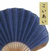 Shoroku Summer Gauze [Nishikawa Shoten] Fan, Fan, Women's, Ladies', Gift, Small, Shell-shaped, High-quality (Koi Ai)
