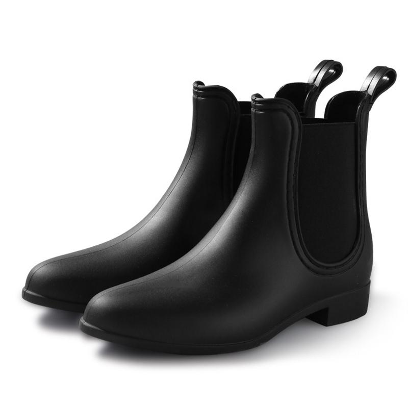 Fashion Comemore Rubber Rain Boots Women Waterproof Galoshes Shoe 2025 Ladies Fashion Apring Shoes Anti-Skid Ankle Boot Botas Femininas