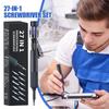 27-in-1 Screwdriver Set Precision Tool with Anti-slip Handle Suitable for Laptops Game Consoles Common Electronic Products Etc