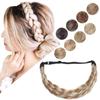 Come Shine Fashion Women Headband Elastic Hair Band Solid Wig Hair Accessories Braid Headwear Adjustable Size