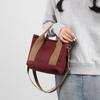 New Japanese Korean Style Canvas Multi Pocket Crossbody Shoulder Bag For Women Casual Small Daily Travel Mom Top Handle Bag